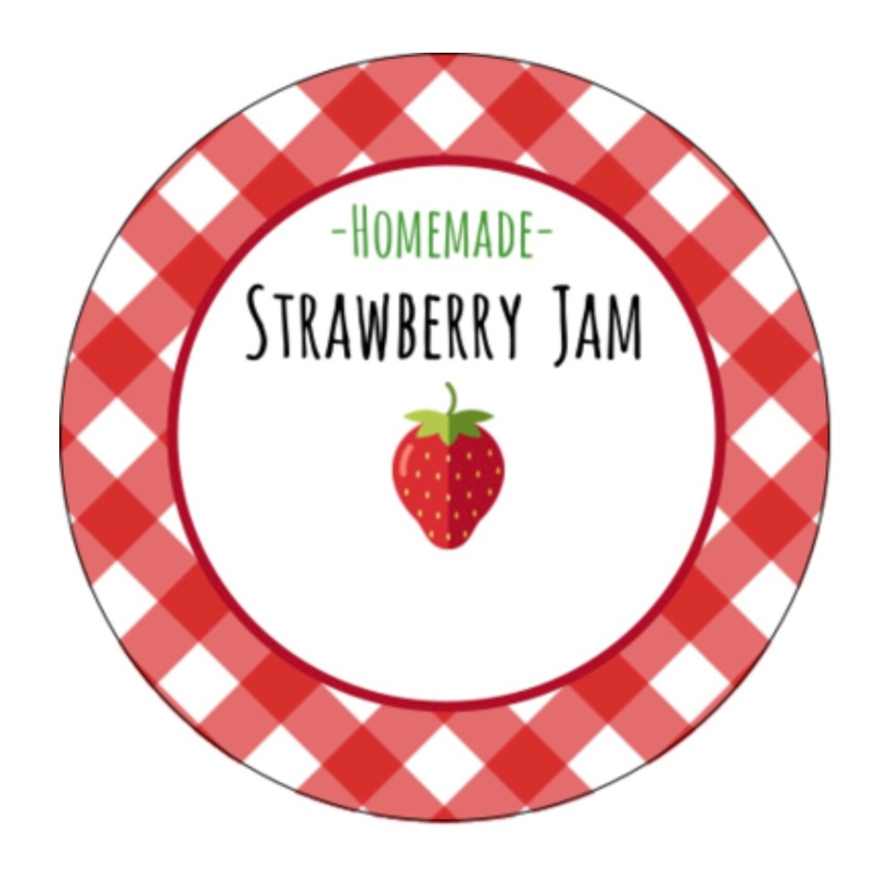 Homemade Jam Stickers!